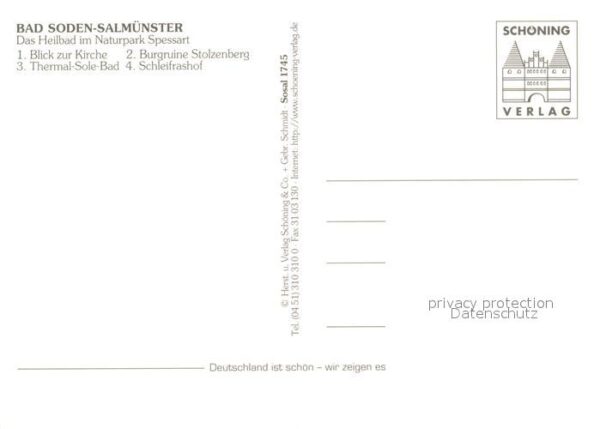 Bad Soden-Salmuenster Kirche Burgruine Stolzenberg Thermal-So – Bild 2