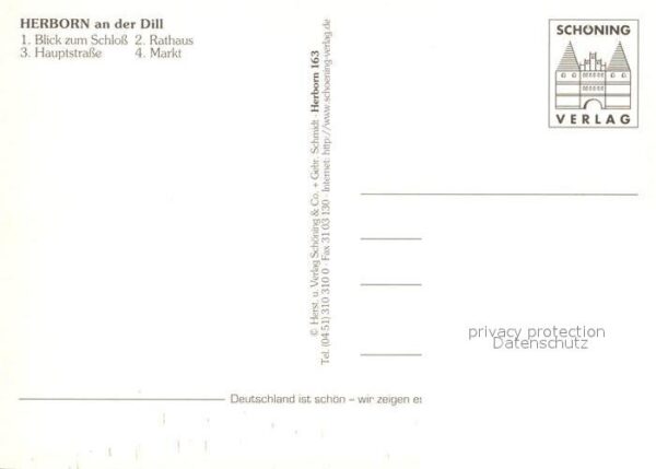 Herborn Hessen Schloss Rathaus Hauptstrasse – Bild 2