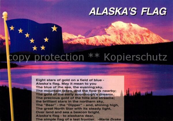 Denali National Park Mount Mckinley Flag