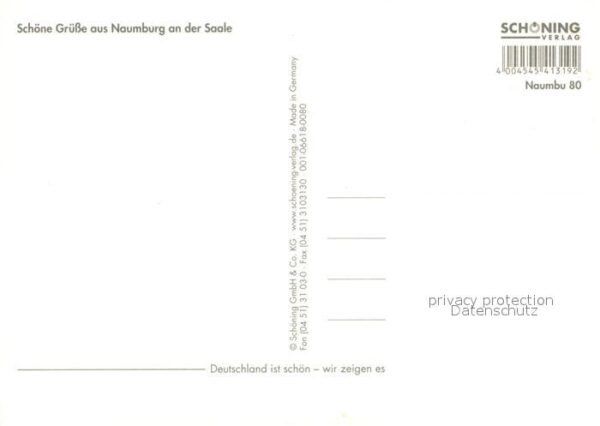 Naumburg Saale Marienplatz Marktplatz Dom St. Peter un – Bild 2