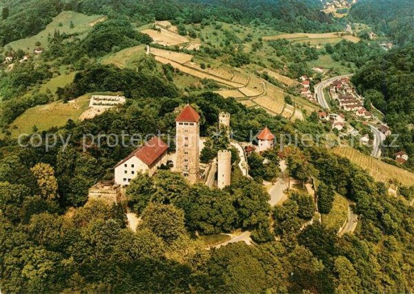 Heppenheim Bergstrasse Starkenburg mit Blick ins Kirschhausene