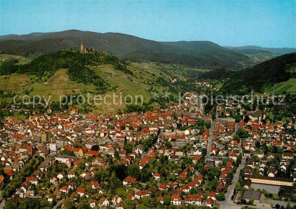 Heppenheim Bergstrasse Fliegeraufnahme