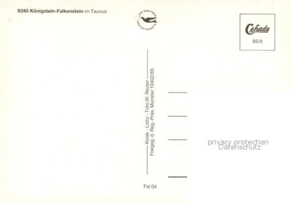 Falkenstein Taunus Burg Fliegeraufnahme – Bild 2