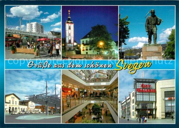 Siegen Westfalen City Galerie Einkaufszentrum Nikolaikir