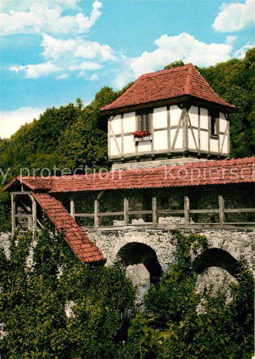 Homberg Efze Pförtchen mit Wehrgang