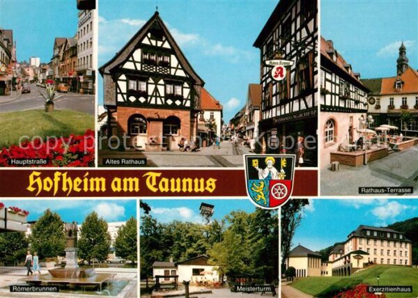 Hofheim Taunus Hauptstrasse Rathaus Fachwerkhaus Römer