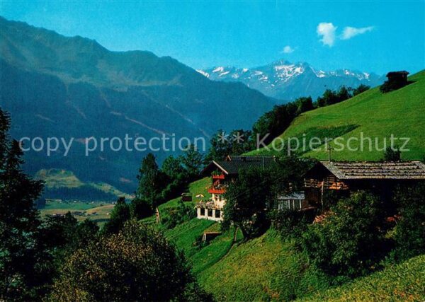 Bramberg Wildkogel Jausenstation Birklstein Alpenpanorama