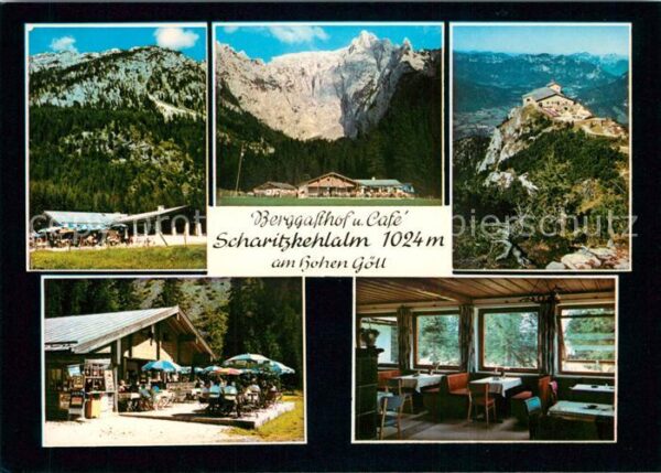 Berchtesgaden Berggasthof Cafe Scharitzkehlalm am Hoh