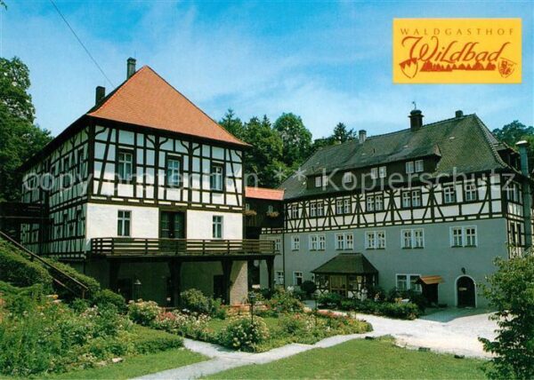 Burgbernheim Waldgasthof Wildbad Fachwerkhaus