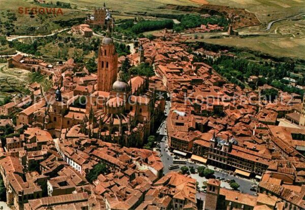 Segovia Catedrale vista aérea