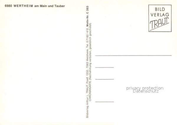 Wertheim Main Kittsteintor Haus der 4 Gekrönten Fachw – Bild 2