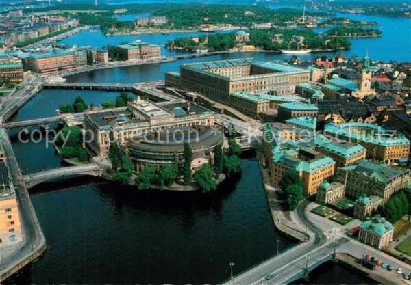 Stockholm Reichtagsgebäude Königliches Schloss Do
