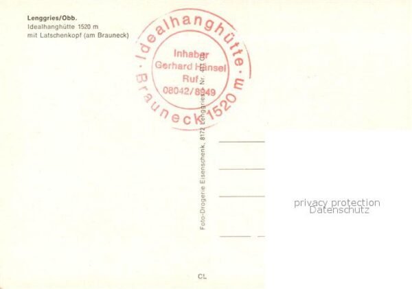 Lenggries Idealhanghütte mit Latschenkopf am Brau – Bild 2