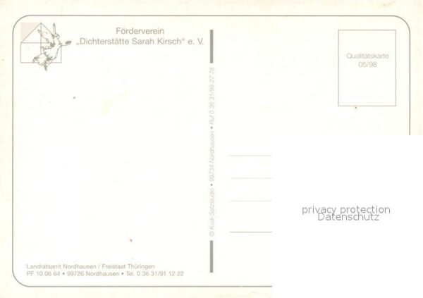 Nordhausen Thueringen Geburtshaus Sarah Kirche Pfarre in Liml – Bild 2
