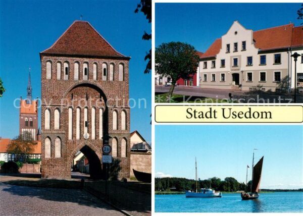 Usedom Anklamer Tor Marienkirche Amt Zeesenboo