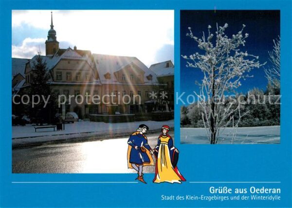 Oederan Markt Pyramide Weihnachtsbaum Winter Sc