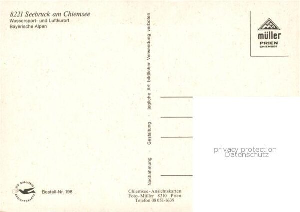 Seebruck Chiemsee Panorama Kirche Hochries – Bild 2