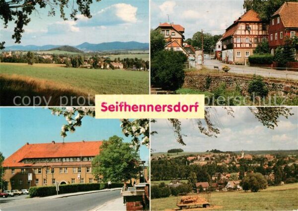 Seifhennersdorf Panorama Rumburger Grenze Rathaus
