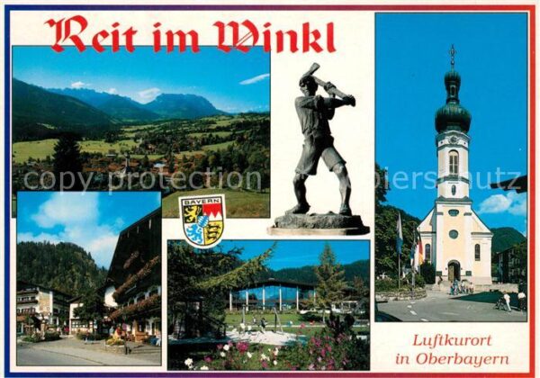 Reit Winkl Kirche Denkmal Panorama