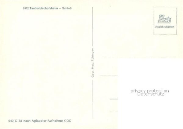 Tauberbischofsheim Schloss Fachwerk – Bild 2