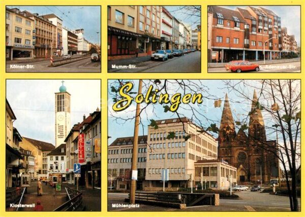 Solingen Kölner-Str. Mumm-Str. Andernauer-Str. K