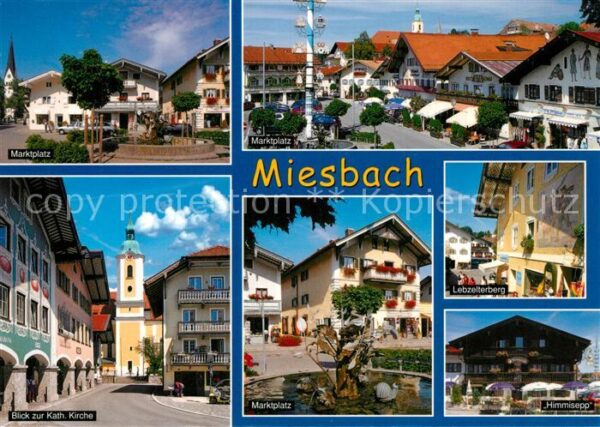 Miesbach Marktplatz Himmisepp Lebzelterberg