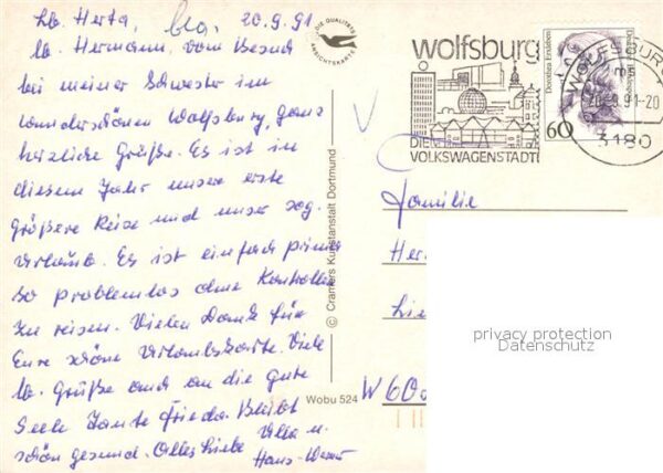 Wolfsburg VW-Werk Schloß Teichbreite Rathaus – Bild 2