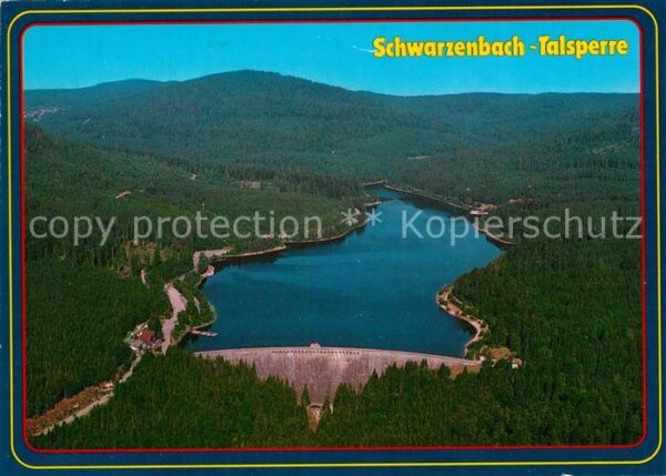 Schwarzenbachtalsperre Fliegeraufnahme bei Forbach