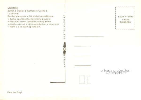 Milotice Zamek Schloss – Bild 2