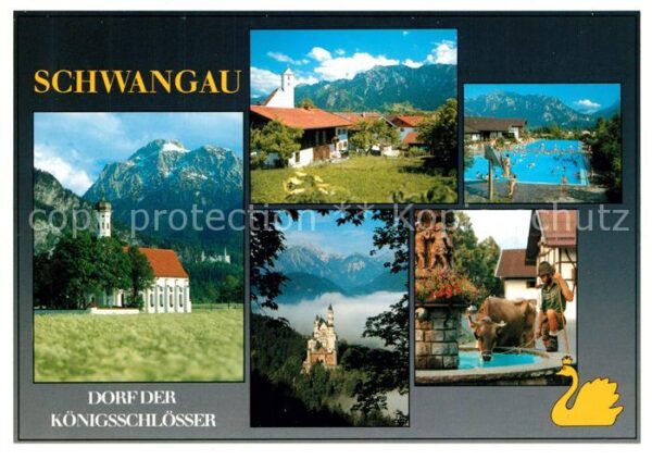 Schwangau Brunnen Freibad Königsschlösser