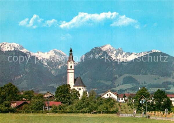 Flintsbach Inn mit Wendelsteingruppe Widalpjoch Soin H