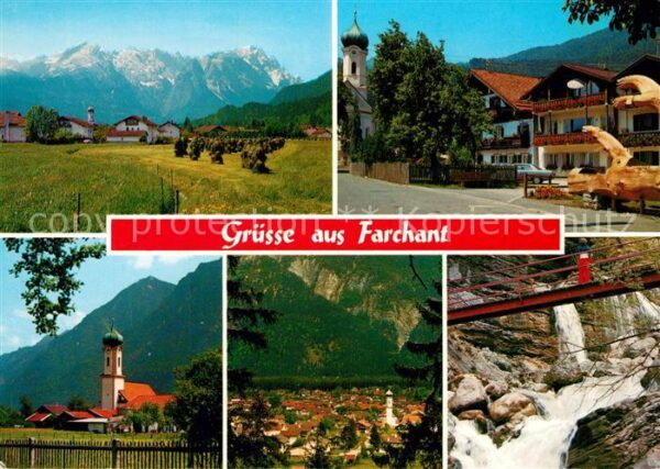 Farchant Wasserfall Kirche
