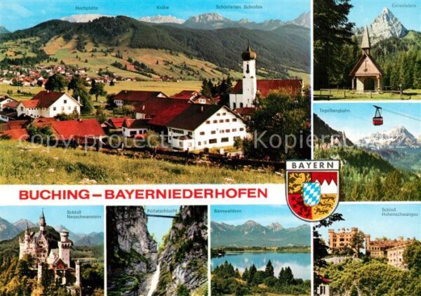 Bayerniederhofen Buching Tegelbergbahn Schloß-Neuschwans