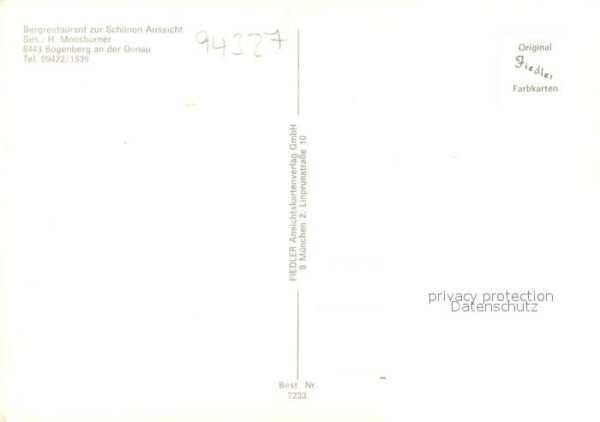 Bogenberg Niederbayern Restaurant zur schönen Aussicht – Bild 2
