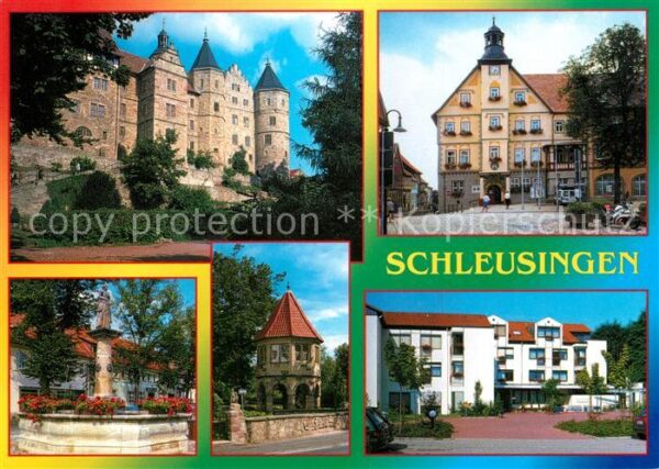 Schleusingen Schloß-Bertholdsburg Rathaus Elisabeth-