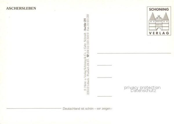 Aschersleben Kirche Turm Fachwerk – Bild 2