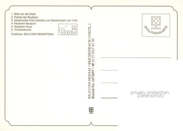 Reichenbach Vogtland Neuberinstadt Stadtmodell Trinitatskric – Bild 2
