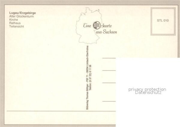 Lugau Erzgebirge Glockenturm Rathaus – Bild 2