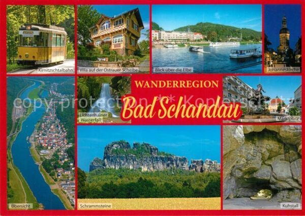 Bad Schandau Kirnitzschtalbahn Villa Ostrauer Scheib