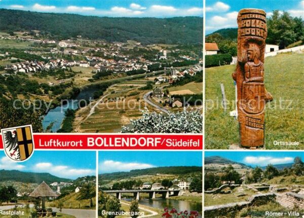 Bollendorf Suedeifel Panorama Rastplatz Grenz?bergang R?mer