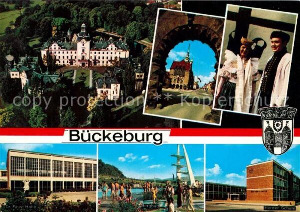 Bueckeburg Schloss Rathaus Faust Halle Herder Schu