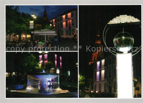 Wendel St Basilika Schlossplatz Nacht