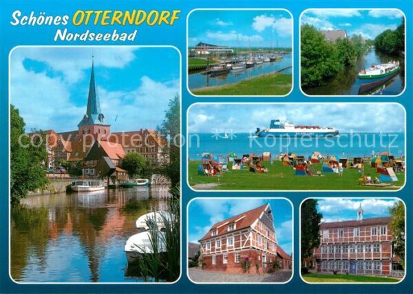 Otterndorf Niederelbe Strand Bullscher Speicher Kirche Latein