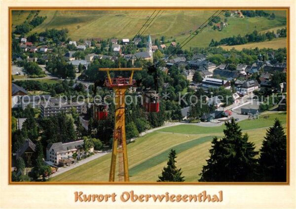 Oberwiesenthal Erzgebirge Ortsansicht Fichtelbergbahn