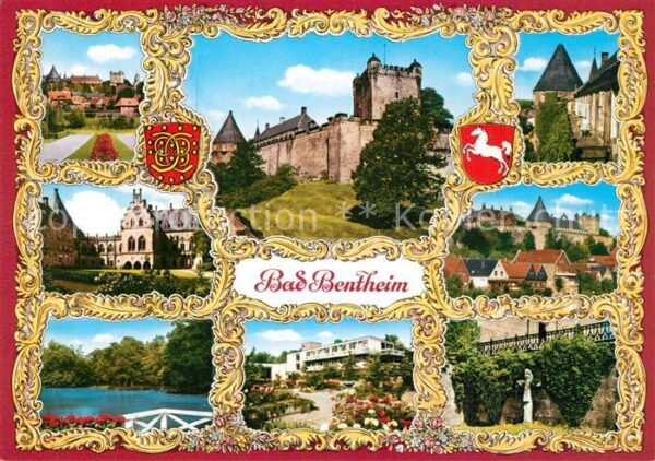 Bad Bentheim Burg Stadtansichten