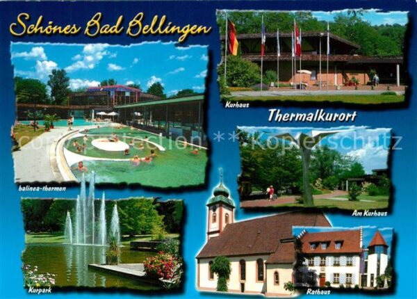 Bad Bellingen Balinea Thermen Kurhaus Rathaus Kurpark