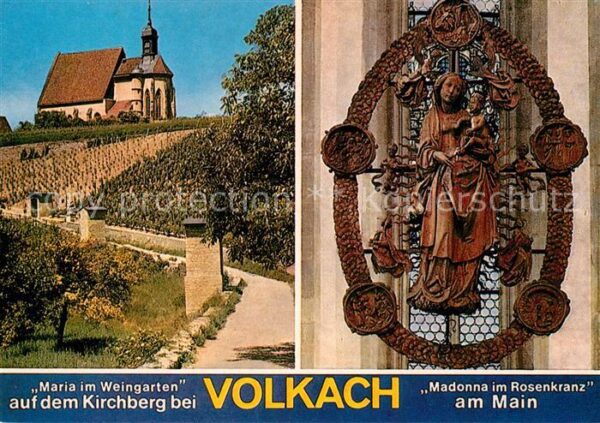 Volkach Maria im Weingarten Kirchberg Madonna i