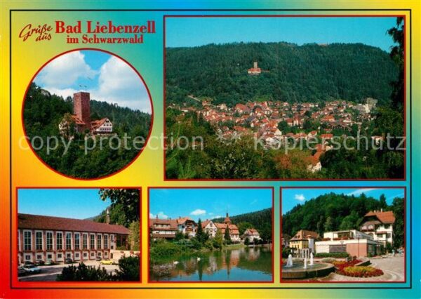 Bad Liebenzell Panorama Burg Brunnen Missionshaus