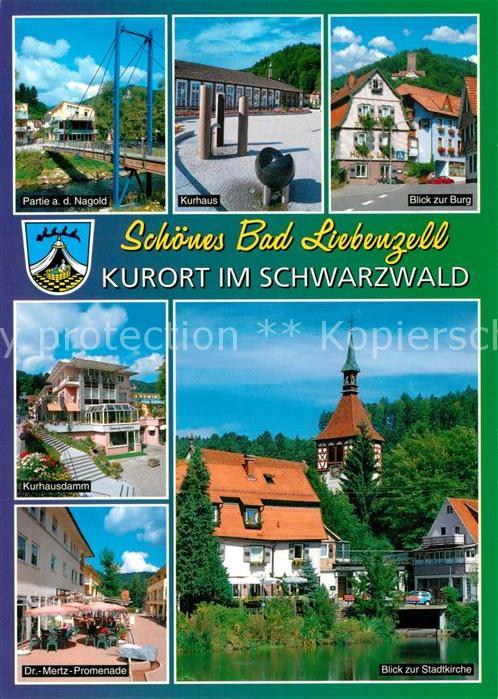 Bad Liebenzell Partie an der Nagold Kurhaus Burg Kurha