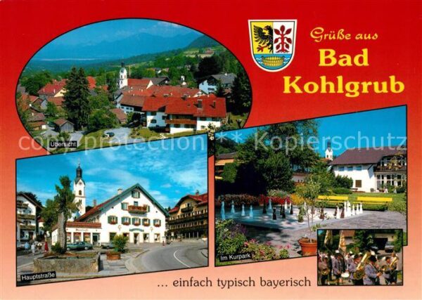 Bad Kohlgrub Kurpark Hauptstraße Panorama
